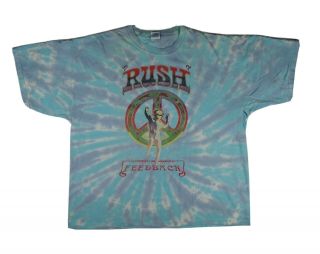 Vintage Gildan " Rush - Feedback 2004 Concert Tour " Graphic Tee Xlnt Cond Xxl