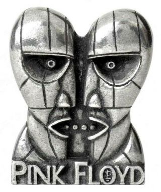 Pink Floyd The Division Bell Heads 3d Pin [metal / Pewter] 1994 Tour Memorabilia