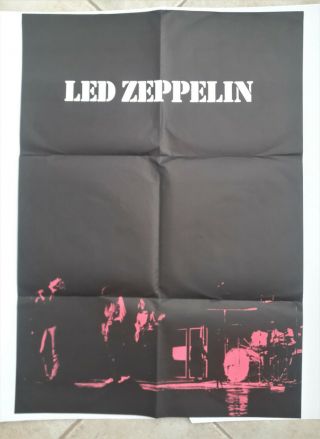 Led Zeppelin Live On Stage 23x33 Poster Jimmy Page Robert Plant John Bonham