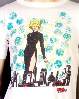 Vintage 80s 90s Single Stitch Rare Madonna Dick Tracy T - Shirt Breathless S