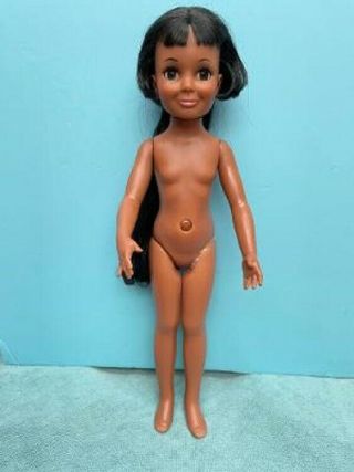 Vintage Black Tressy Ideal Doll Outstanding Rare Crissy African American