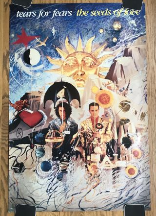 Tears For Fears The Seeds Of Love 1989 Promo Poster 24 " X 36 "