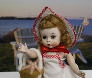 Htf Madame Alex - Kins 1953 Tosca Blonde Doll Sundress Beauty W/ Sand Pail