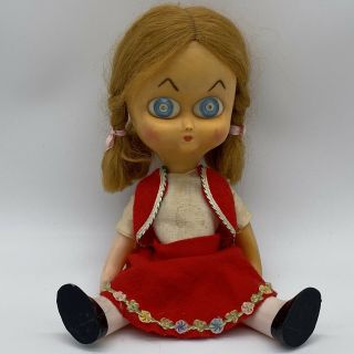 Vintage A.  D.  Sutton & Sons Doll Strawberry Blond Hair Dedo Read