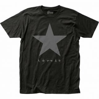 David Bowie Blackstar T Shirt Mens Licensed Rock N Roll Band Music Tee Black