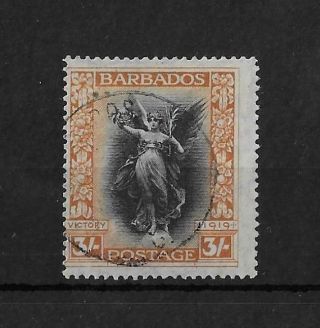 (8) Barbados 1920 - 21 3/ - Victory Sg211 Fine Cat£95