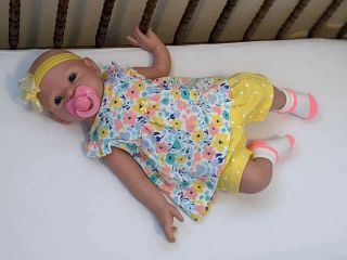 Ivita Full Body Silicone Baby Girl Reborn Collector Doll Realistic Newborn 20 "
