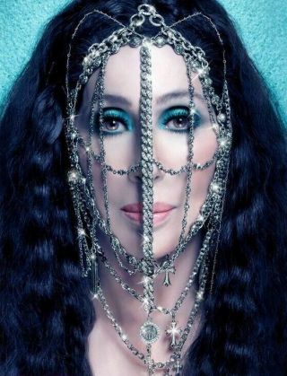 Cher 2014 " Dressed To Kill Tour " Holographic 3d Plastic Poster 11 " X 17 "