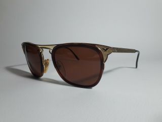 Police Vintage Vogart Aviator Sunglasses Old Stock Made In Italy