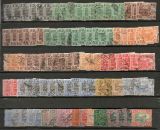 Malaya Fms Accumulation Of Good Stamps Issued From 1900 To 1934