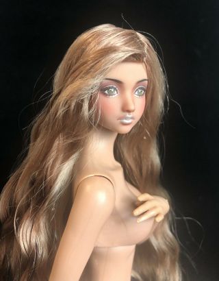Bel Eve Doll Bedoll OOAK NUDE Doll 12” like Barbie Poppy Momoko Obitsu Tan Skin 4