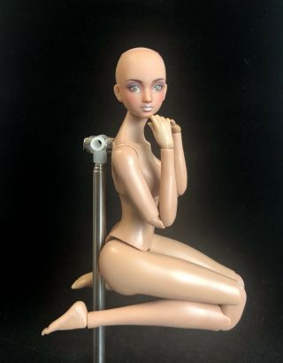 Bel Eve Doll Bedoll OOAK NUDE Doll 12” like Barbie Poppy Momoko Obitsu Tan Skin 6