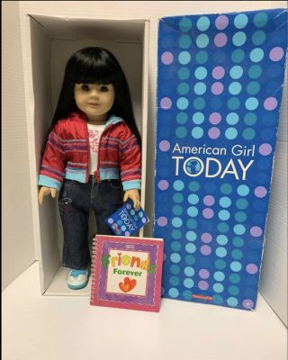 American Girl Today Doll Black Hair Just Like You (jly) 4 Asian Rare