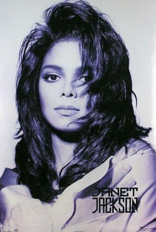 Janet Jackson 1990 Store Poster Ii