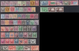 Sarawak Stamp 1888 - 1955 Two Pages Of And Stamps