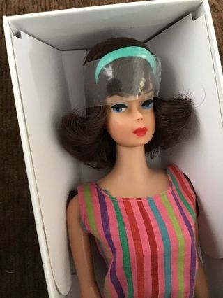 Ooak Vintage American Girl Brunette Sidepart Japanese Barbie Doll