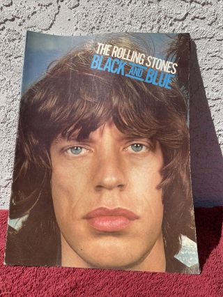 Vintage The Rolling Stones Black And Blue Songbook 1976 Warner Bros