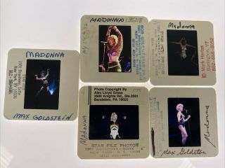 Madonna 1980s Concerts 35mm Transparency Slides