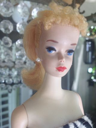 Vintage 3 1960 Blonde Ponytail Barbie