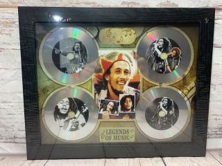 Bob Marley Framed Picture Disc Album Cd Music Memorabilia Legends Of Music