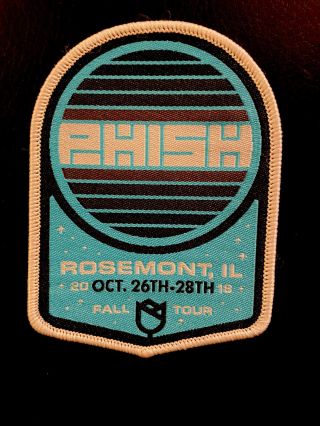 Phish Patch Rosemont Chicago Il Fall Tour 2018 Limited Edition Official