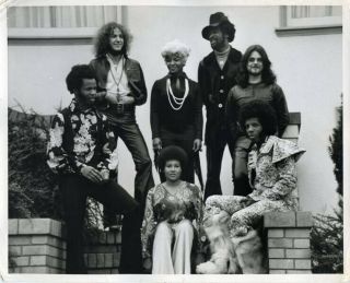 Sly And The Family Stone Iconic Group Pose 1970 