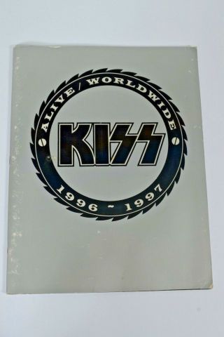 Kiss 1996 Reunion Tour European Tour Book With Fold Out Poster.