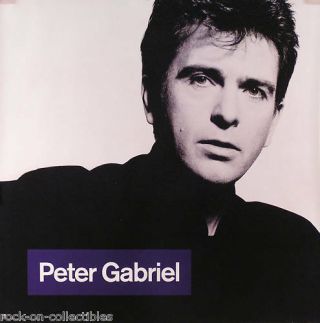 Genesis Peter Gabriel 1986 So Jumbo Promo Poster