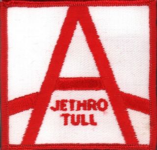 Jethro Tull 1980 A U.  S.  Tour Vintage Concert Patch / Near 2