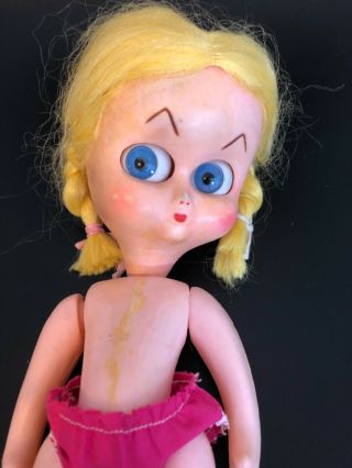 Vintage A.  D.  Sutton & Sons Doll Blonde Hair DEDO Flirty Eyes 3