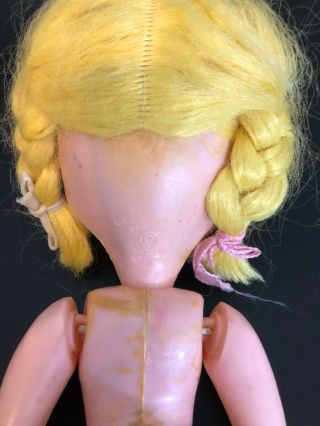 Vintage A.  D.  Sutton & Sons Doll Blonde Hair DEDO Flirty Eyes 6