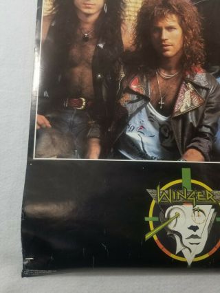 Winger Band Vintage Poster 1989 Debut Album metal Band Music Memorabilia 2