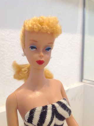 Gorgeous Vintage 1960 4 Blonde Ponytail Barbie