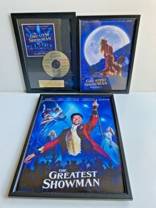The Greatest Showman Bundle,  2 Posters,  Limited Edition Collectors Disc Framed