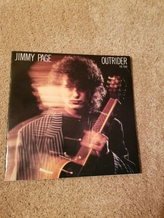 Jimmy Page Outrider Tour Book Program Led Zeppelin