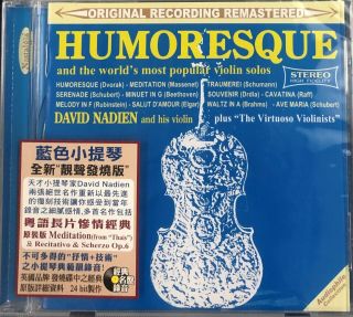 David Nadien - Humoresque & The Virtuoso Violinists (cd)