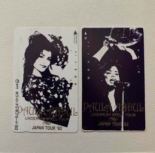 Paula Abdul Under My Spell Japan Tour 1992  Commemorative Telephone Cards