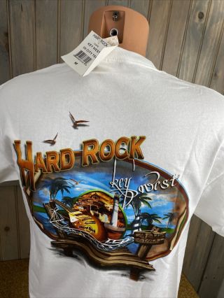 Vintage Hard Rock Cafe Key West Florida Tee T - Shirt Mens Size Medium W/tags