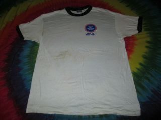 GRATEFUL DEAD GOOD OL ' LOCAL CREW LAST IN FIRST OUT 1980s CONCERT SHIRT - XL - NR 3