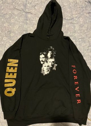 Queen Forever Official Hoodie Licensed Hooded Pullover 2xl Freddie Mercury