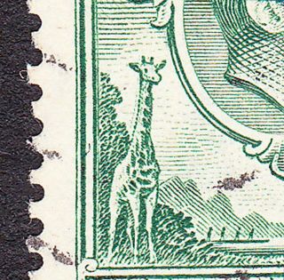 Northern Rhodesia 1938 ½d Newly Listed In Sg Re - Entry To Giraffe Pl2 R12/2 Sg25b