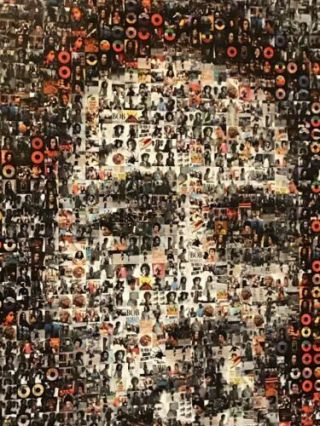 Bob Marley Subway Import Poster 40”x60” Mosaic 2,  226 Photos