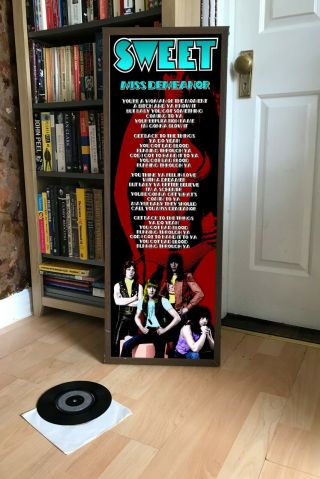 Sweet Miss Demeanor Promotional Poster Lyric Sheet,  Glam,  Hellraiser,  Willy,  Wig Wam
