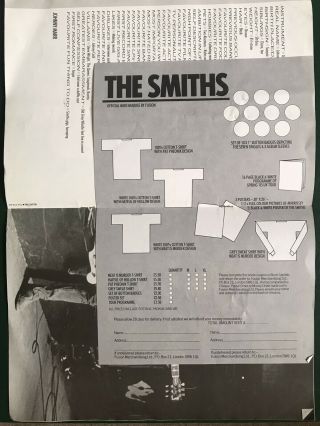 The Smiths / Tour Programme UK / Meat is Murder 1985 / Morrissey 2