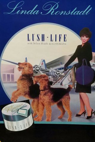 Linda Ronstadt 1984 Lush Life Rare Promo Poster