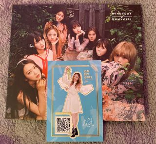 Oh My Girl Windy Day Repackage Album Jine Photocard