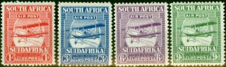 South Africa 1925 Air Set Of 4 Sg26 - 29 Fine Lightly Mtd