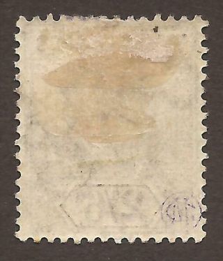 BRITISH VIRGIN ISLANDS 1904 SG61 2/6 green and black MM (JB16631) 2