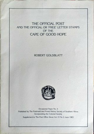 Official Post & Official Or Letter Stamps Of Cape Of Good Hope South Africa