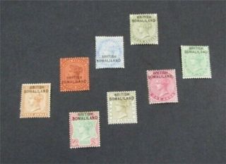 Nystamps British Somaliland Protectorate Stamp 1//13 Og H $38 U11y2526